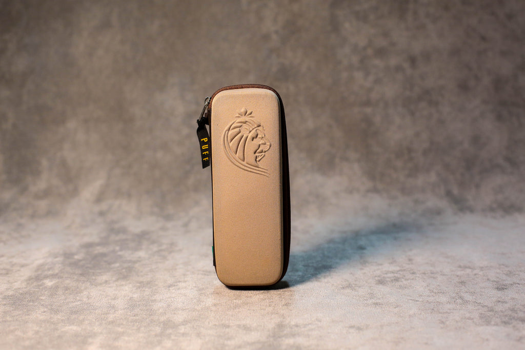 PUFF CASE SLIM PRETA/BEGE