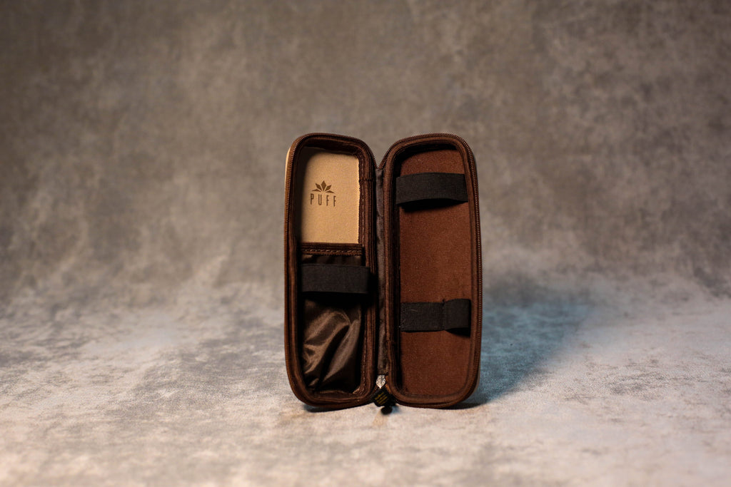 PUFF CASE SLIM PRETA/BEGE