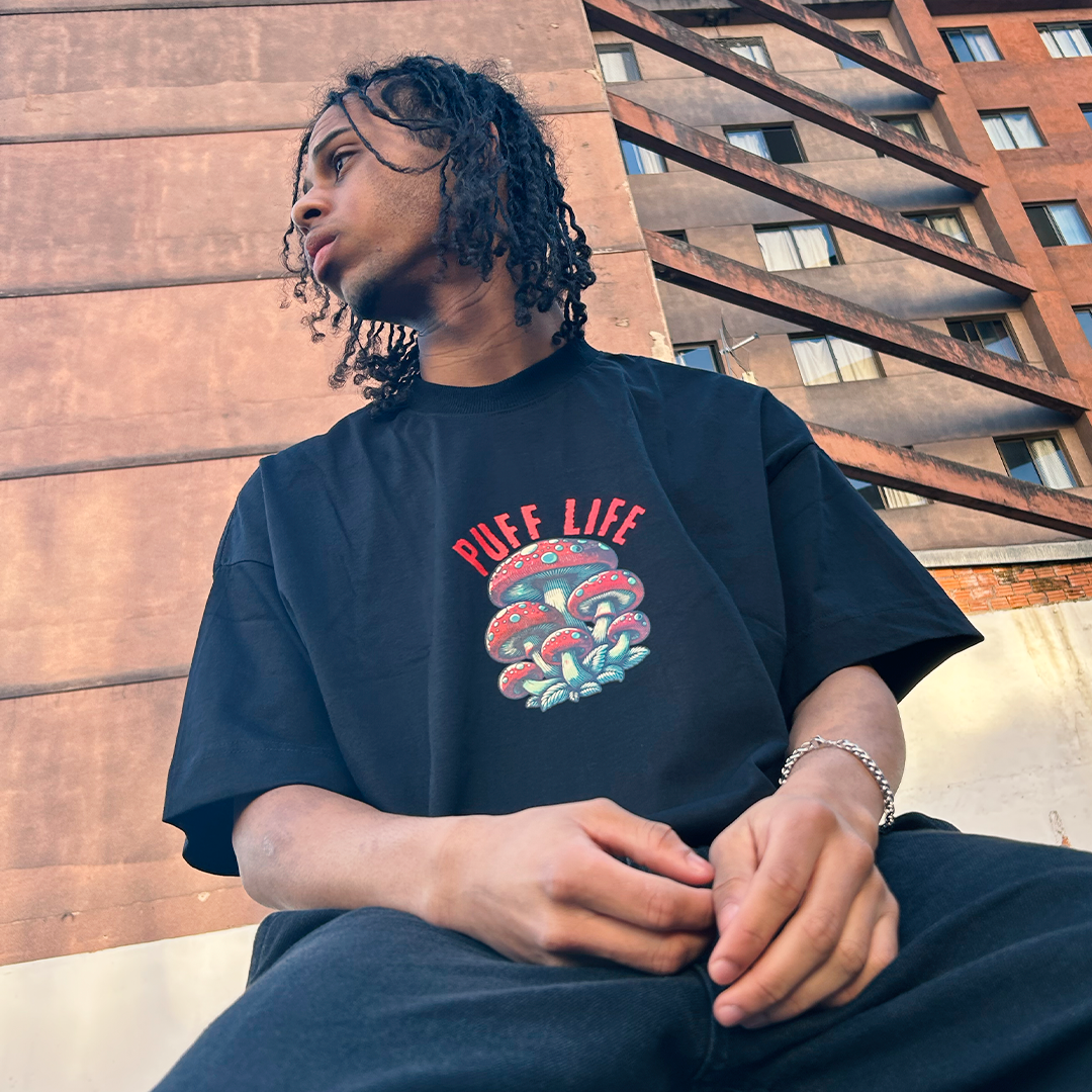 CAMISETA PUFF COGUMELO