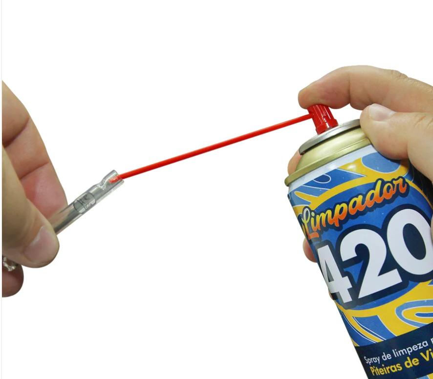 SPRAY LIMPADOR 420 HIPPIE BONG