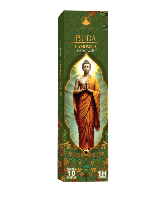 Incenso Natural Vila Zen - Linha Deuses Hindus - Buda