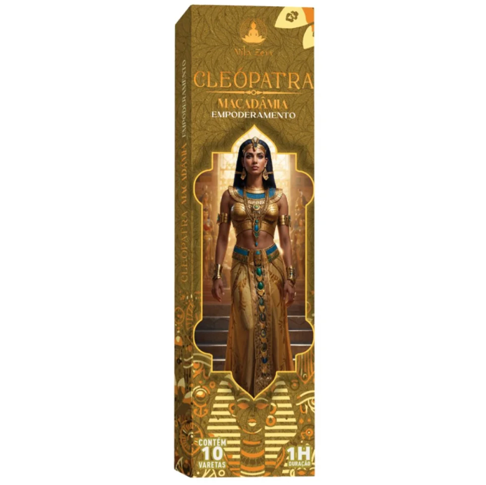 Incenso Natural Vila Zen - Linha Deuses Hindus - CLEOPATRA