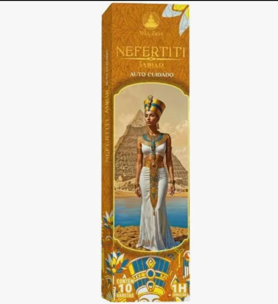 Incenso Natural Vila Zen - Linha Deuses Hindus -NEFERTITI