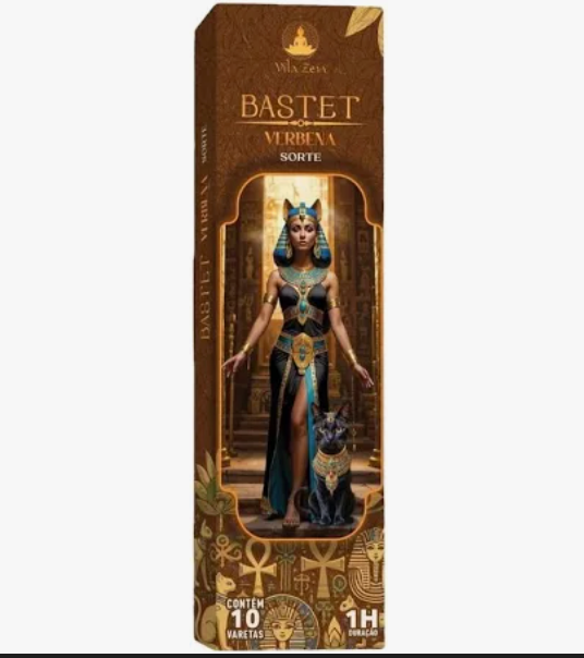 Incenso Natural Vila Zen - Linha Egípcios - BASTET