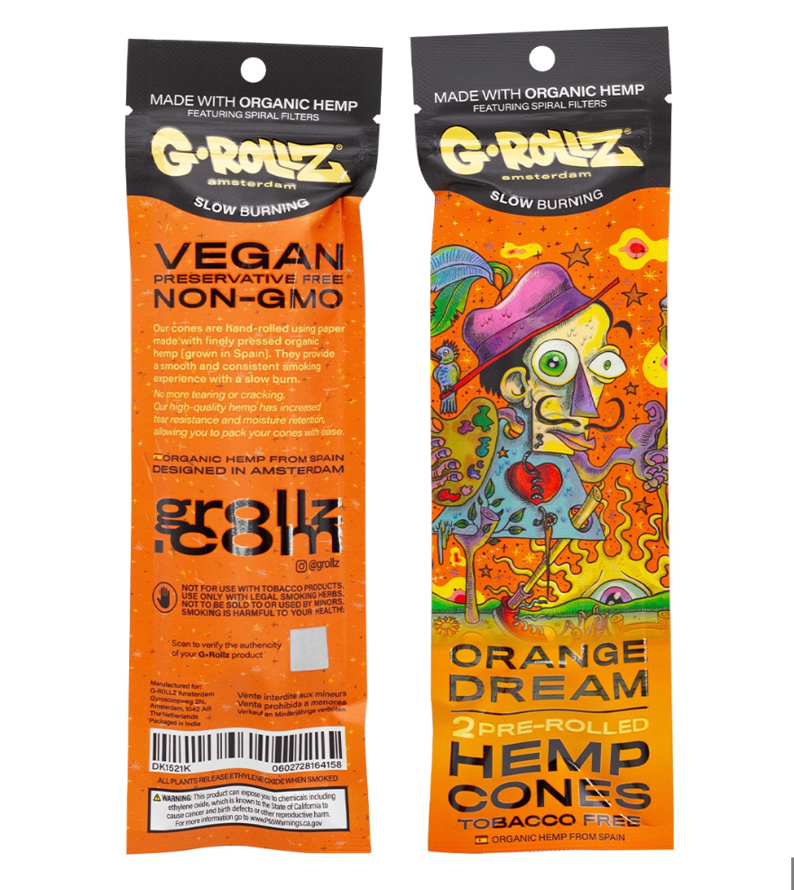 G ROLLZ BLINT CONE 2X ORANGE