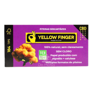 YELLOW FINGER PITEIRA PAPEL ROXO DOUBLE COTTON