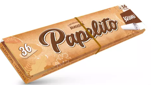 PAPELITO BROWN COM PITEIRA