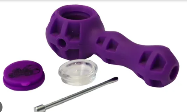 SLOW BURNING PIPE DE SILICONE COM/ ESPATULA