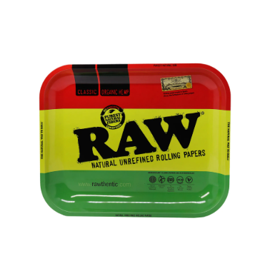BANDEJA METAL GIGANTE RAW RASTA - BIG
