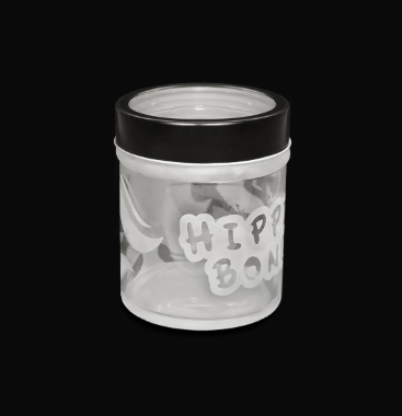 POT HIPPIE BONG SANDBLAST FLAMES