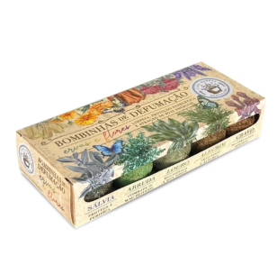 BOMBINHAS CURA HERBAL ERVAS E FLORES 10UN