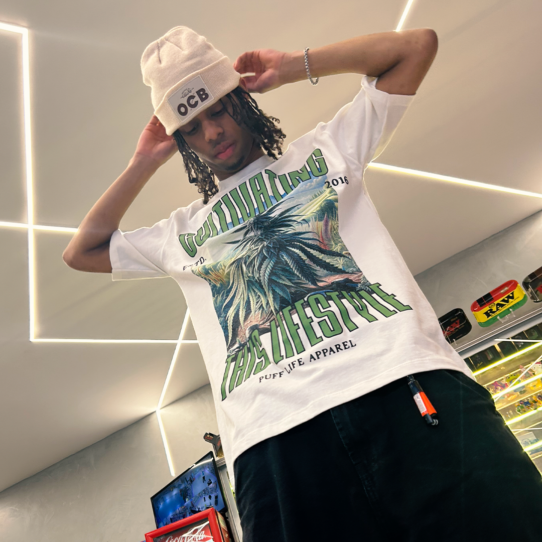 CAMISETA PUFF CULTIVATING OFF & WHITE