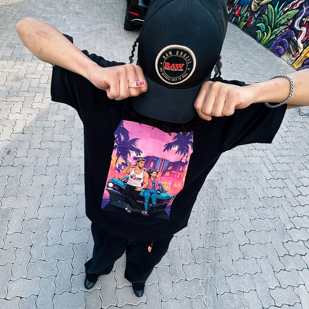 CAMISETA RAW WEEDZ GTA