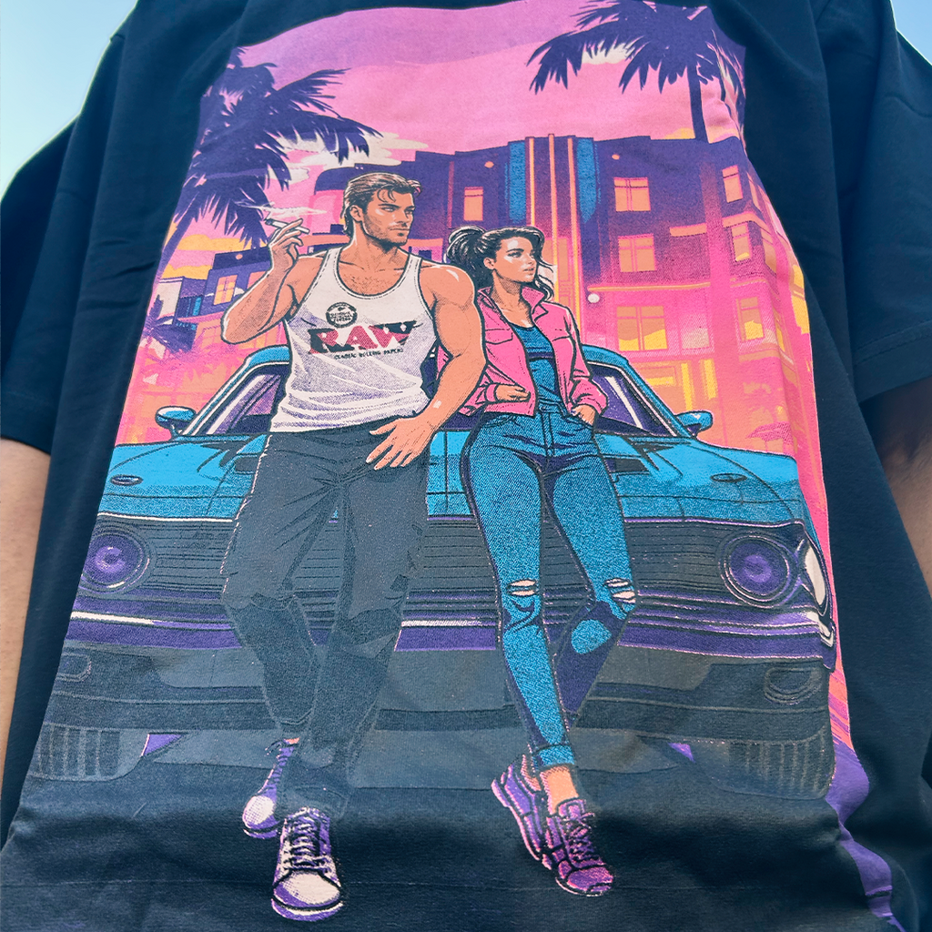 CAMISETA RAW WEEDZ GTA