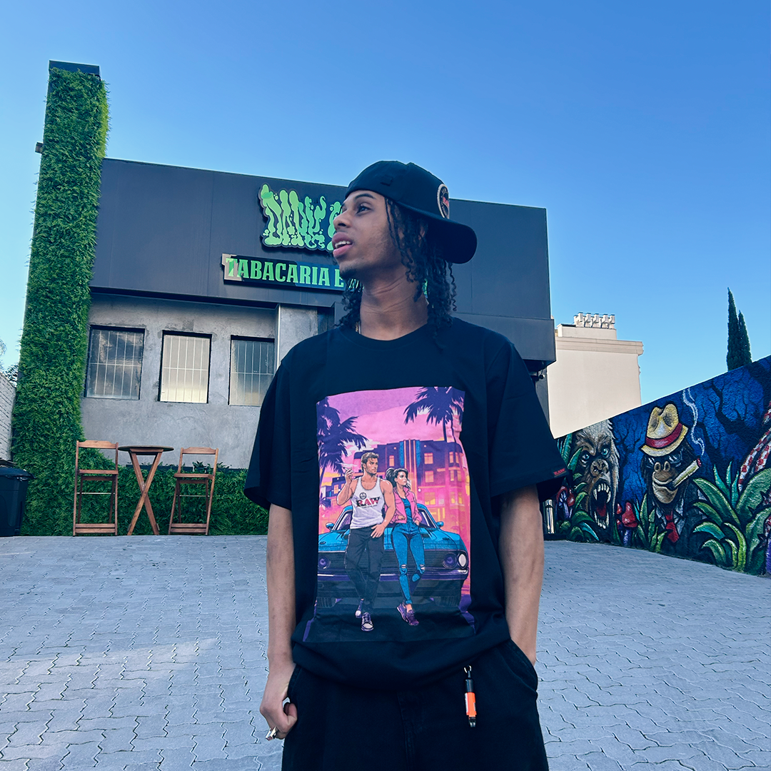 CAMISETA RAW WEEDZ GTA