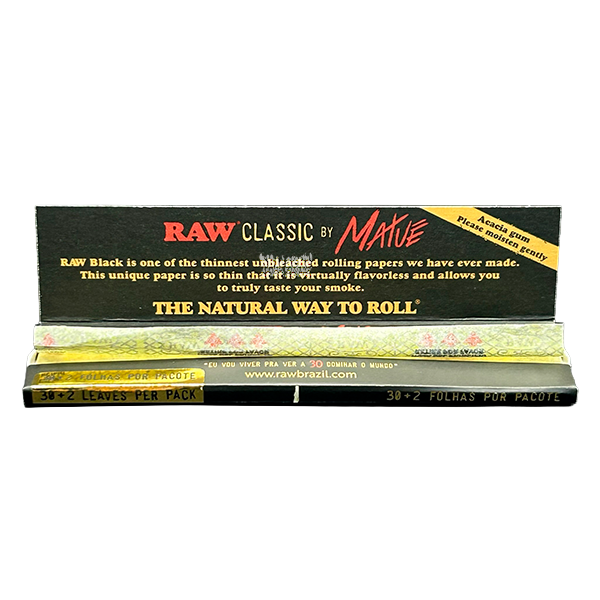 RAW BLACK X MATUÊ SEDA KING SIZE