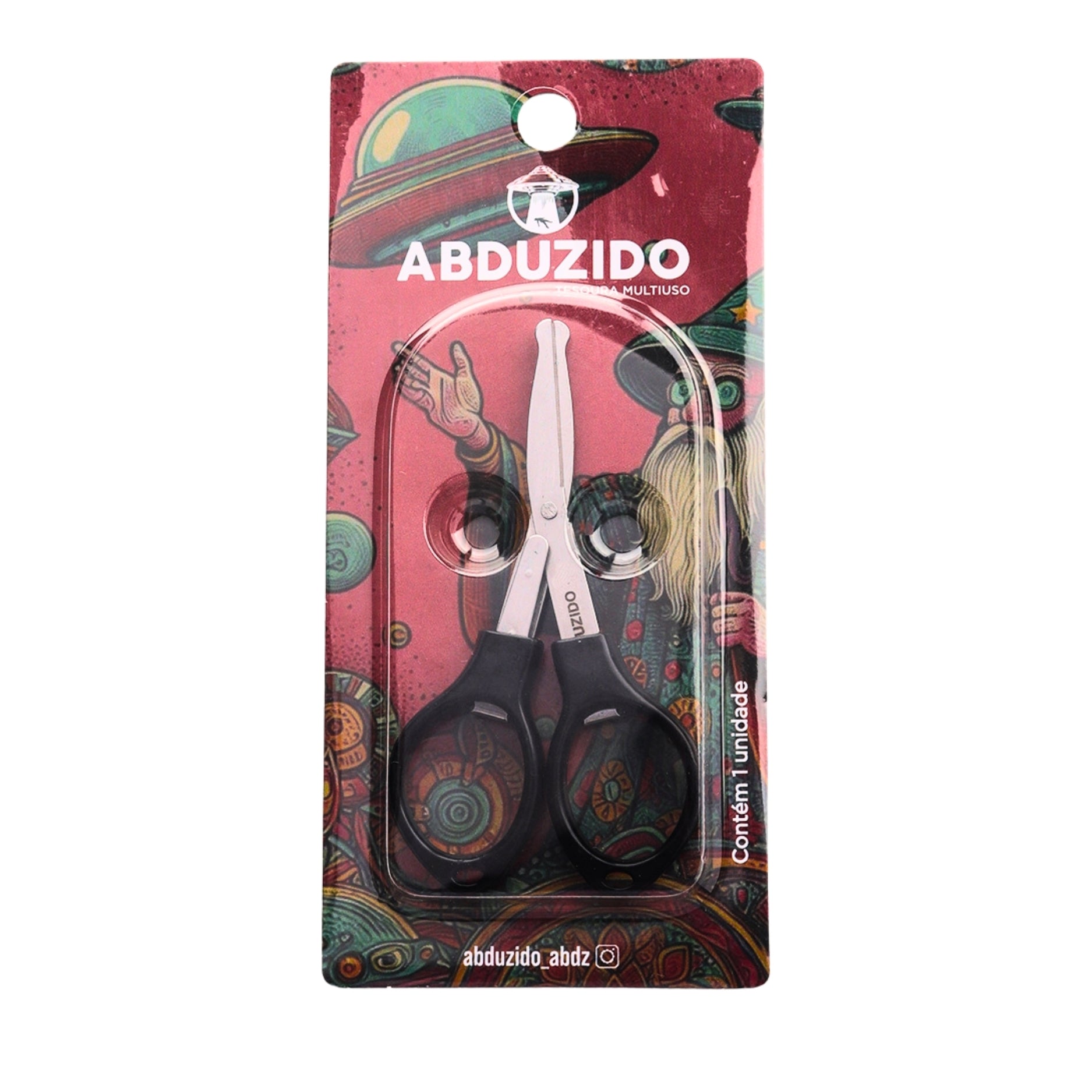 TESOURA ABDUZIDO DOBRÁVEL PLÁSTICO