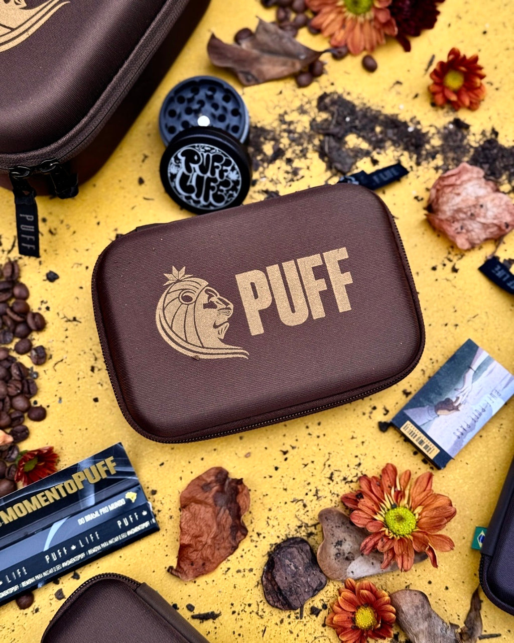 CASE PUFF CLASSIC MARROM