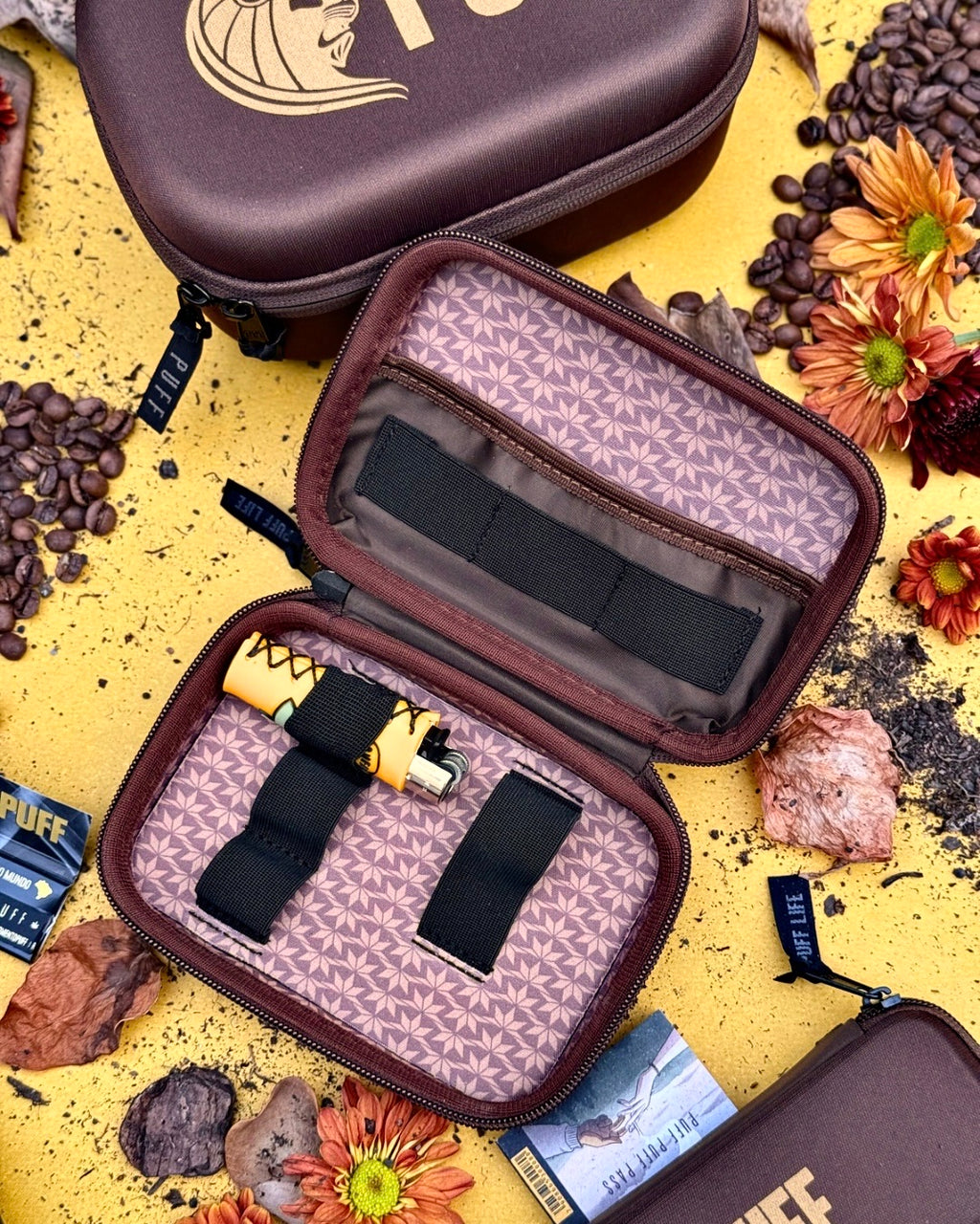 CASE PUFF CLASSIC MARROM