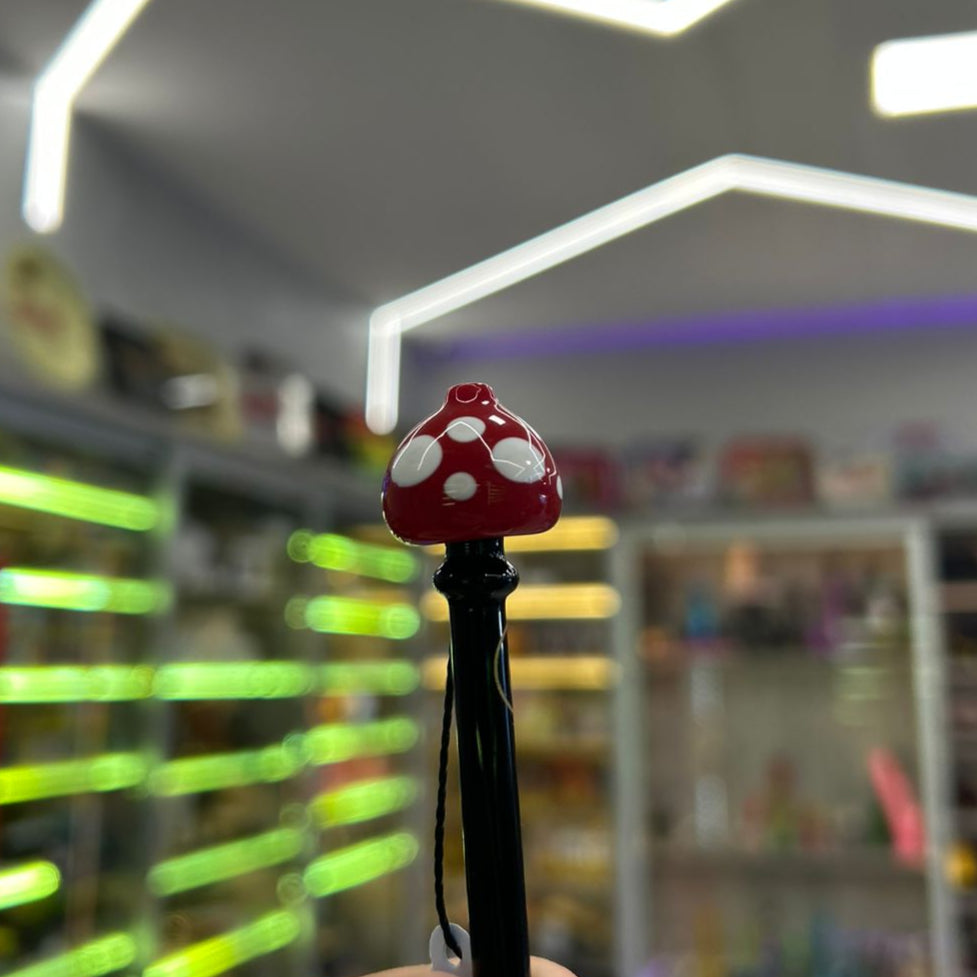 PITEIRA DE VIDRO COGUMELO LOUCO 4I2O