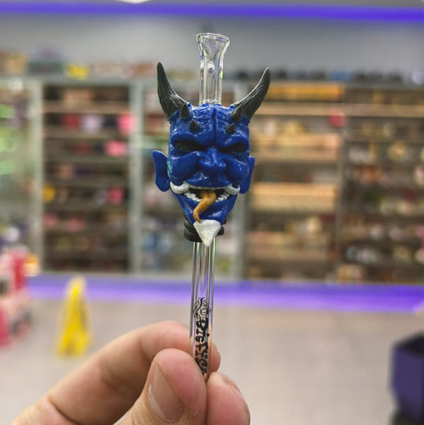 PITEIRA DE VIDRO BIGFISH -  MASK BLUE