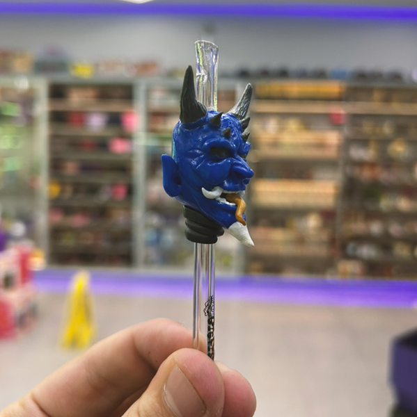 PITEIRA DE VIDRO BIGFISH -  MASK BLUE