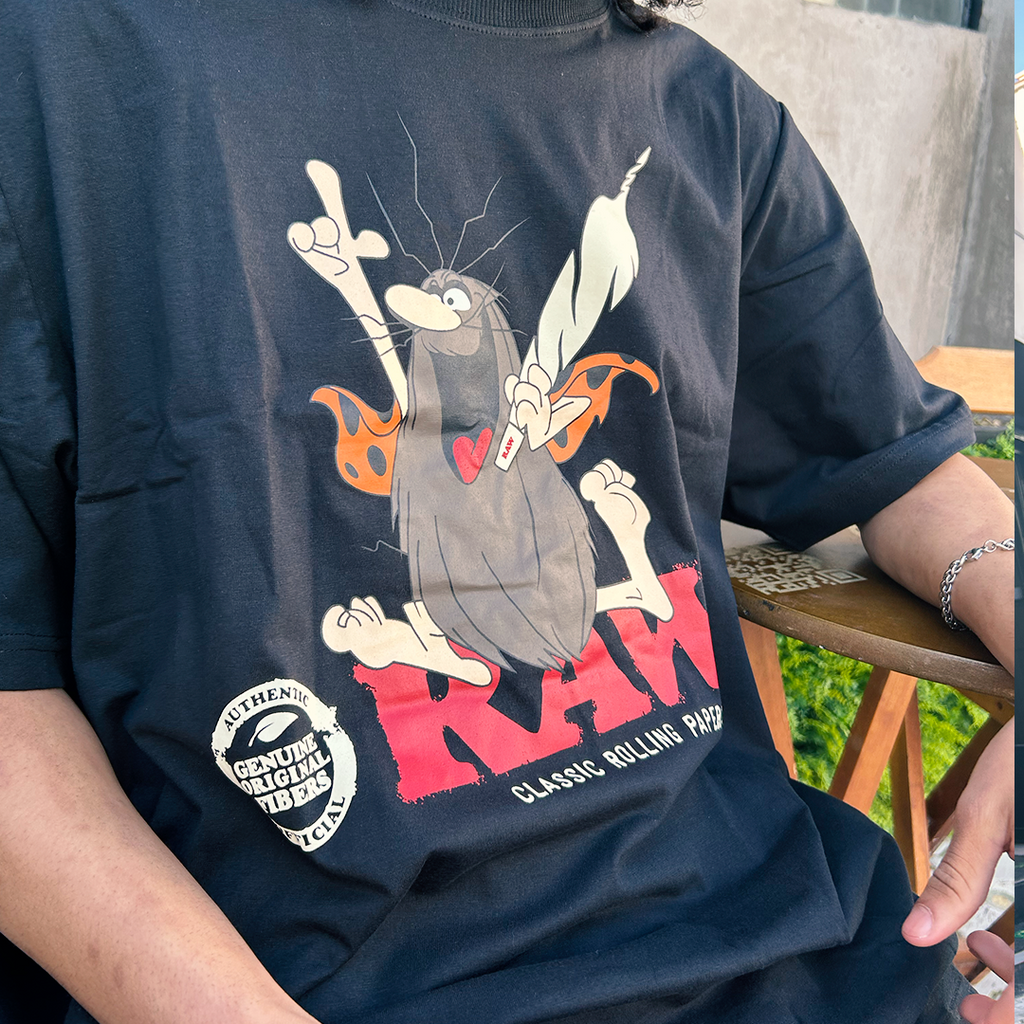 CAMISETA RAW WEEDZ CAPITAO CAVERNA