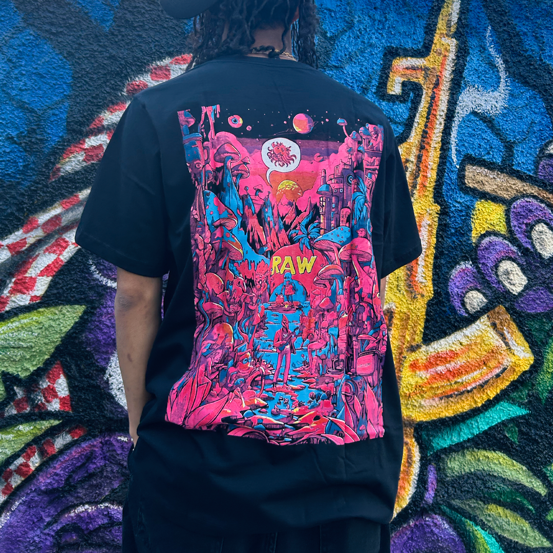 CAMISETA RAW WEEDZ GHOST SHRIMP