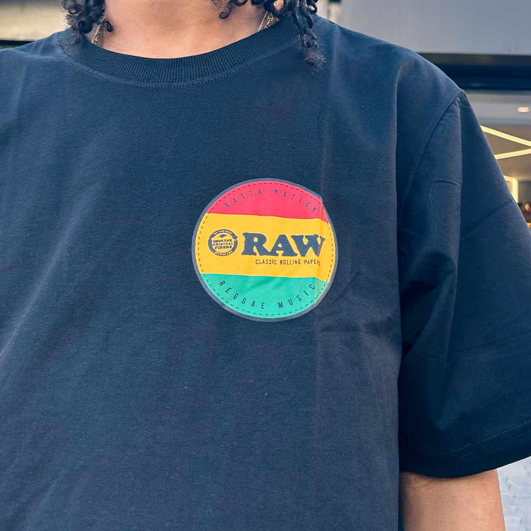 CAMISETA RAW WEEDZ RASTA