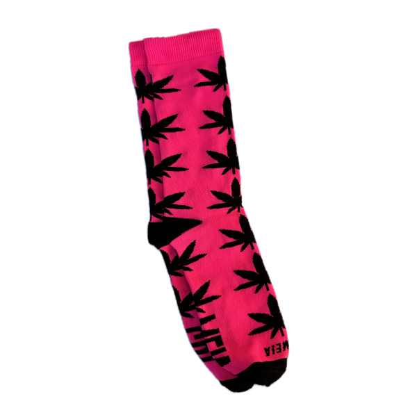 MEIA FOLHA CANNABIS COLMEIA - ROSA E PRETO