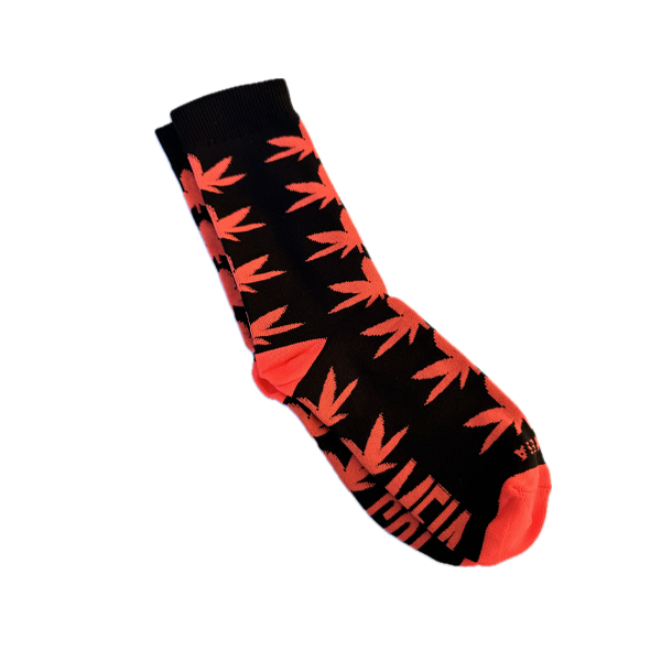 MEIA FOLHA CANNABIS COLMEIA - PRETO E SALMÃO