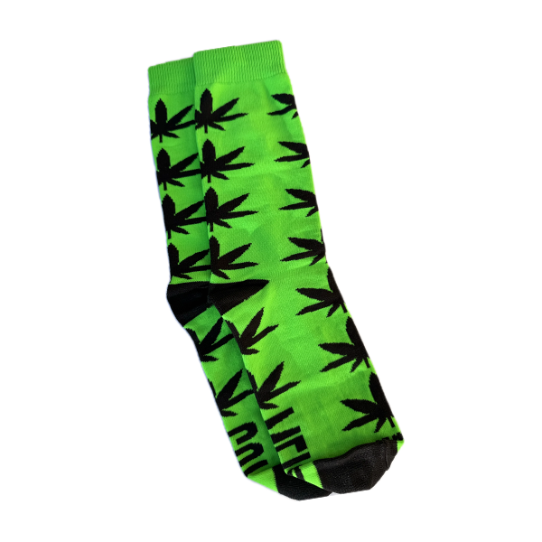 MEIA FOLHA CANNABIS COLMEIA - VERDE E PRETO